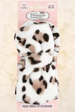 The Vintage Cosmetic Company Peggy Make-Up Haarband In Luipaard>Vrouwen Haarstyling