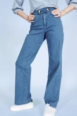 Mademoiselle Yu00e9Yu00e9 Perfect Playlist Broek In Middel Blauw>Vrouwen Broeken