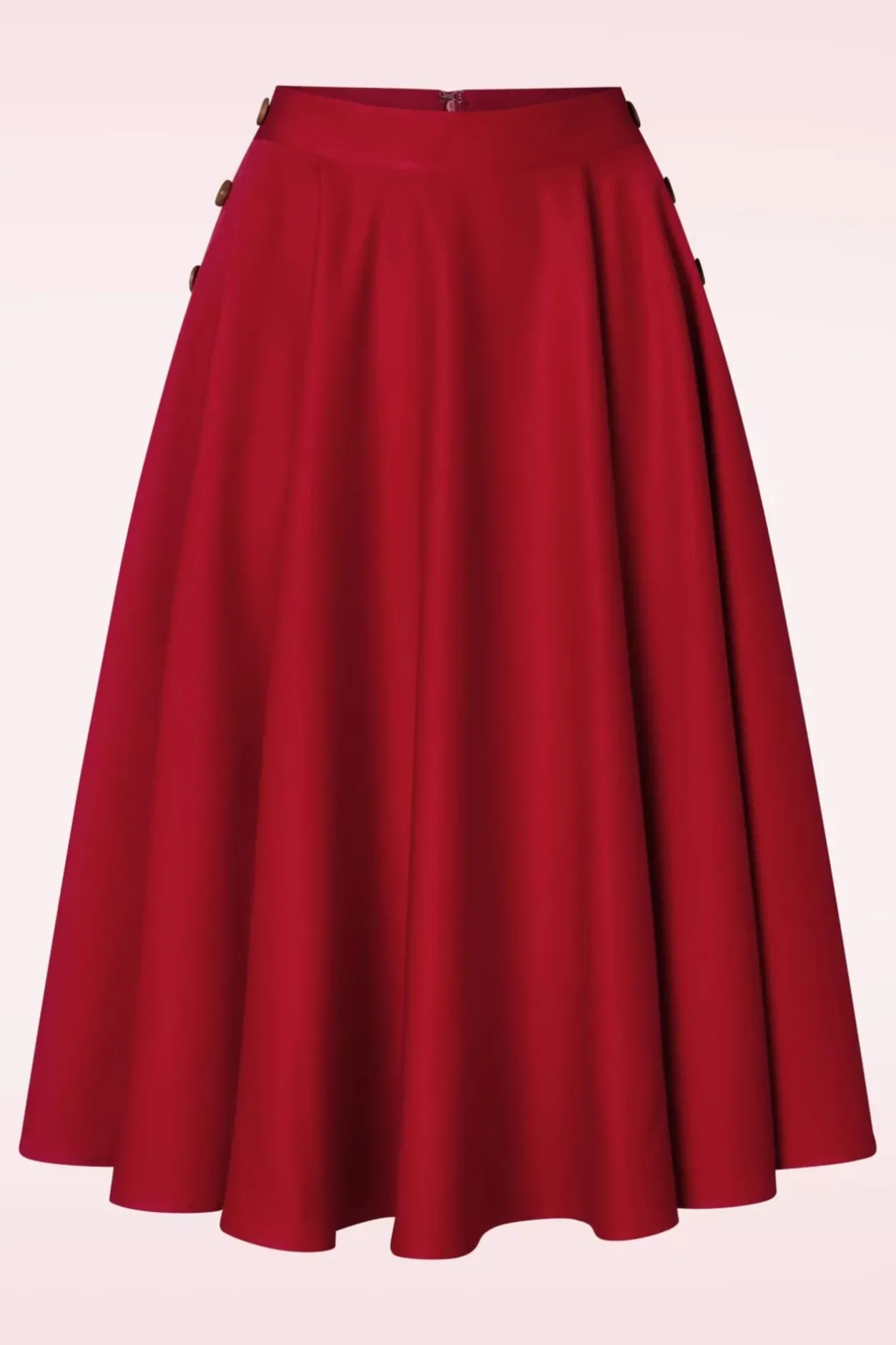 Banned Retro Polly May Swingrok In Rood>Vrouwen Rokken