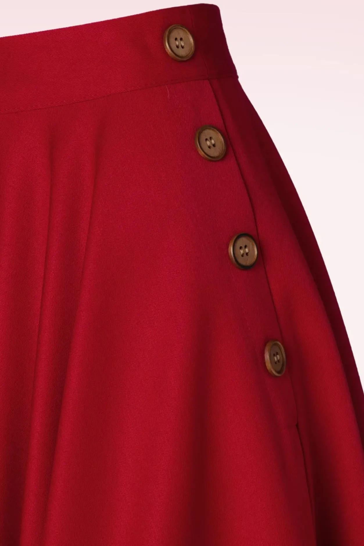 Banned Retro Polly May Swingrok In Rood>Vrouwen Rokken