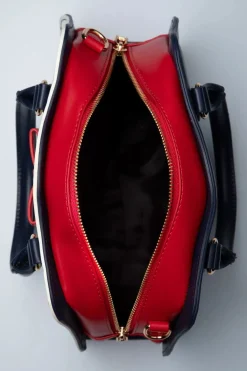 Banned Retro Poppy Polka Handtas In Wit><noscript><img width=