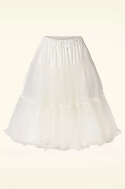 Banned Retro Queen Size Lola Lifeforms Petticoat In Ivoor>Vrouwen Petticoats