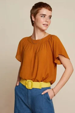 King Louie Raffia Riem In Zonnig Geel>Vrouwen Riemen