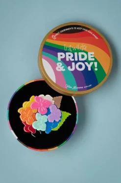 Erstwilder Rainbow Heartfelt Hydrangea Broche>Vrouwen Sieraden