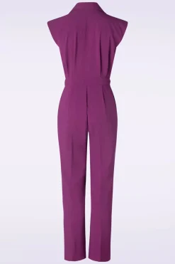 King Louie Remi Jumpsuit Timba In Caspia Paars>Vrouwen Playsuits & Jumpsuits