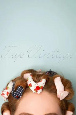 Lieblingsstucke By JuttaVerena Rock The Dots - Set Van 12 Krulspelden In Marineblauw>Vrouwen Haarstyling