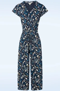 Seasalt Rose Trellis Jumpsuit In Tidal Floral Maritime>Vrouwen Playsuits & Jumpsuits