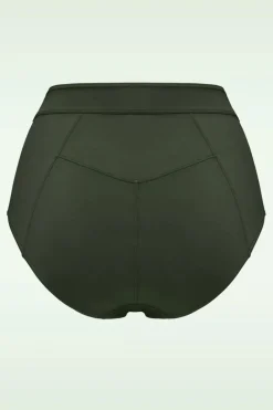 Marlies Dekkers Royal Navy High Waist Bikini Broekje In Zeewier Groen>Vrouwen Bikini's