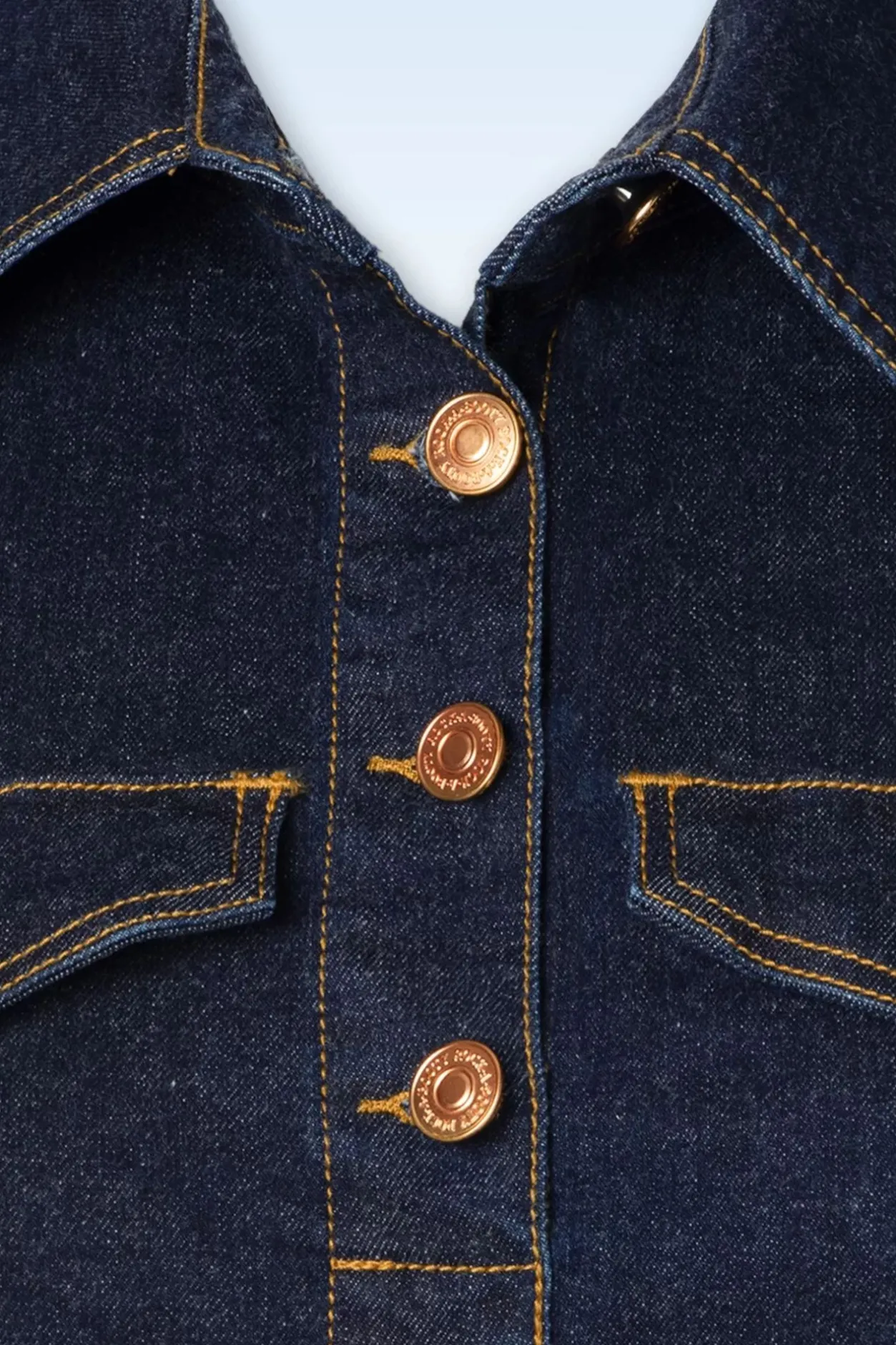 Rock-a-Booty Sadie Pencil Jurk In Classic Denim>Vrouwen Plus Size Jurken