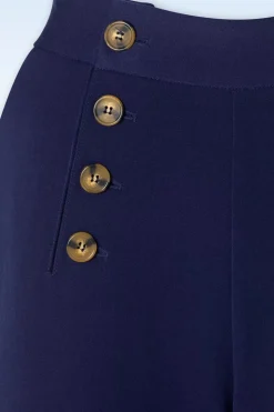 King Louie Sally Broadway Pantalon In Inktblauw><noscript><img width=