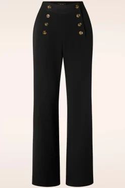King Louie Sally Broadway Pantalon In Zwart>Vrouwen Broeken