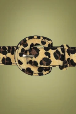 Collectif Clothing Sara Riem In Luipaard>Vrouwen Riemen