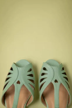 Banned Retro Secret Love Ballerina's In Mintgroen>Vrouwen Ballerina's