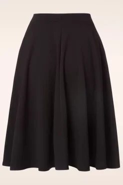 Vintage Chic for Topvintage Sheila Swingrok In Zwart>Vrouwen Rokken