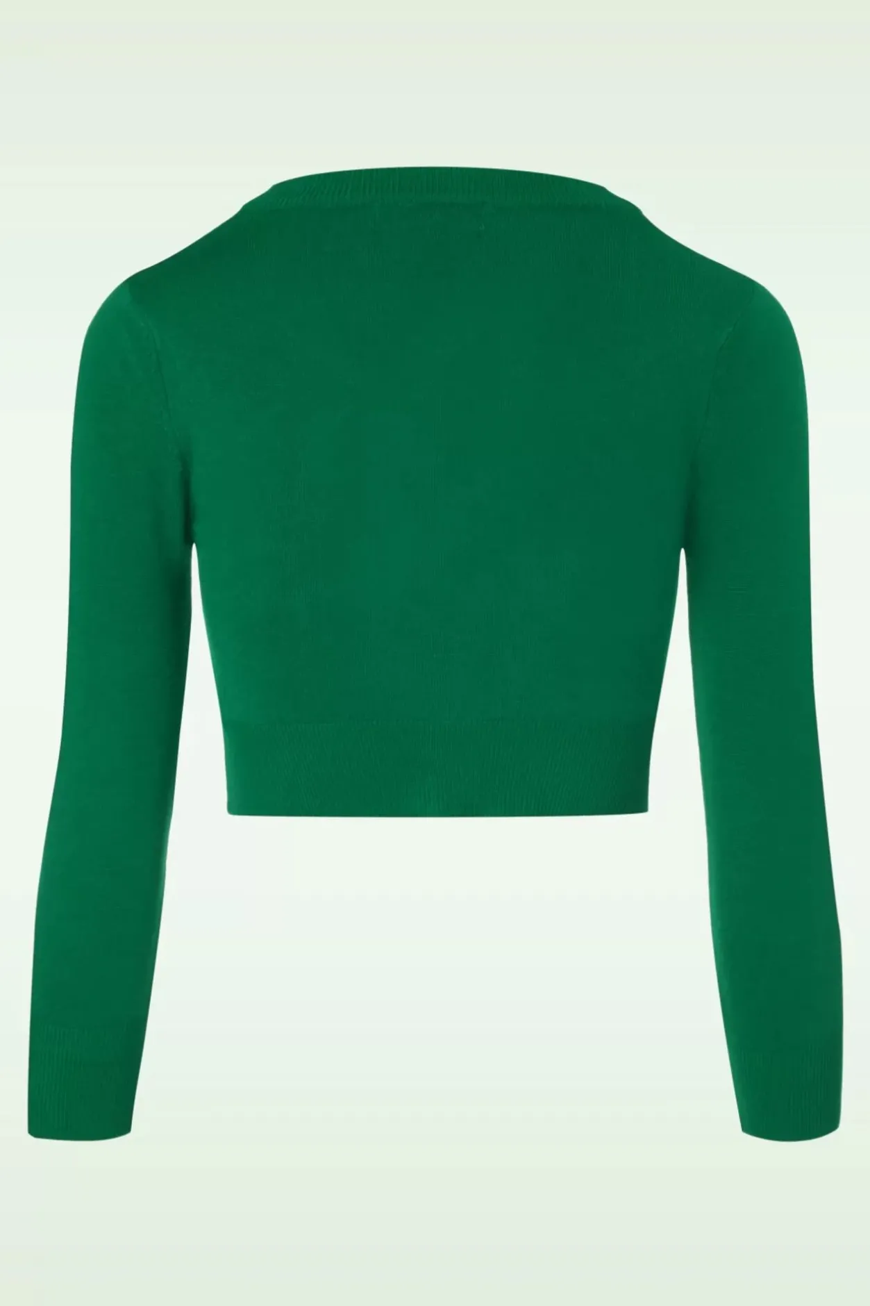 Mak Sweater Shela Cropped Vest In Smaragdgroen>Vrouwen Vestjes