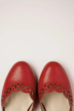 Charlie Stone Siena Ballerina Flats In Rood>Vrouwen Ballerina's