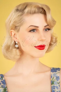 Sweet Cherry Stijlvolle Pareloorbellen In Ivoor><noscript><img width=