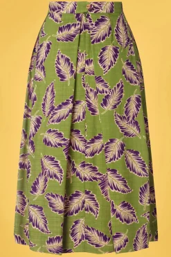 King Louie Suzette Dominica Plooirok In Woodbine Groen><noscript><img width=