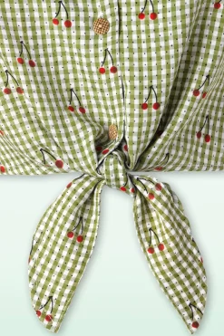 Banned Retro Sweet Pea Blouse In Groen><noscript><img width=
