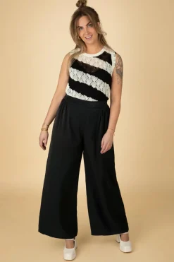 Banned Retro Swish Pantalon In Zwart>Vrouwen Broeken