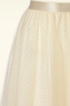 Compania Fantastica Taylor Tule Rok In Gebroken Wit><noscript><img width=