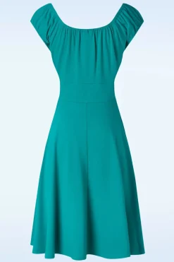 Vixen Tessy Swing Jurk In Turquoise>Vrouwen Plus Size Jurken