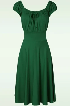 Vixen Tessy Swingjurk In Bosgroen>Vrouwen Plus Size Jurken