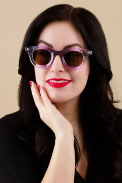 Surkana That Girl Zonnebril In Lilapaars>Vrouwen Zonnebrillen