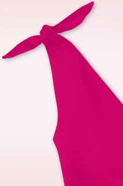 Glamour Bunny The Harper Swing Jurk In Telemagenta Roze><noscript><img width=