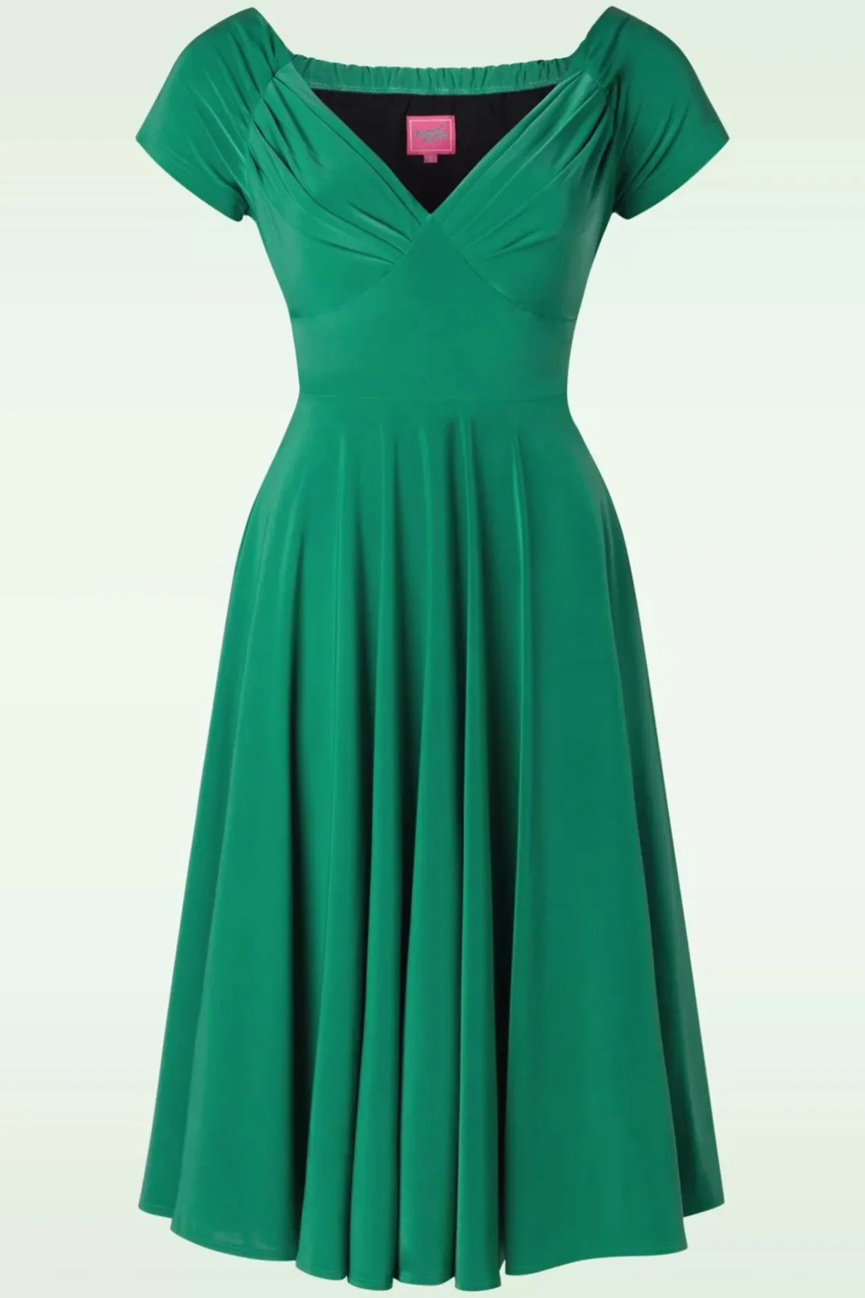 Glamour Bunny The Marilyn Swing Jurk In Seafoam Groen>Vrouwen Plus Size Jurken