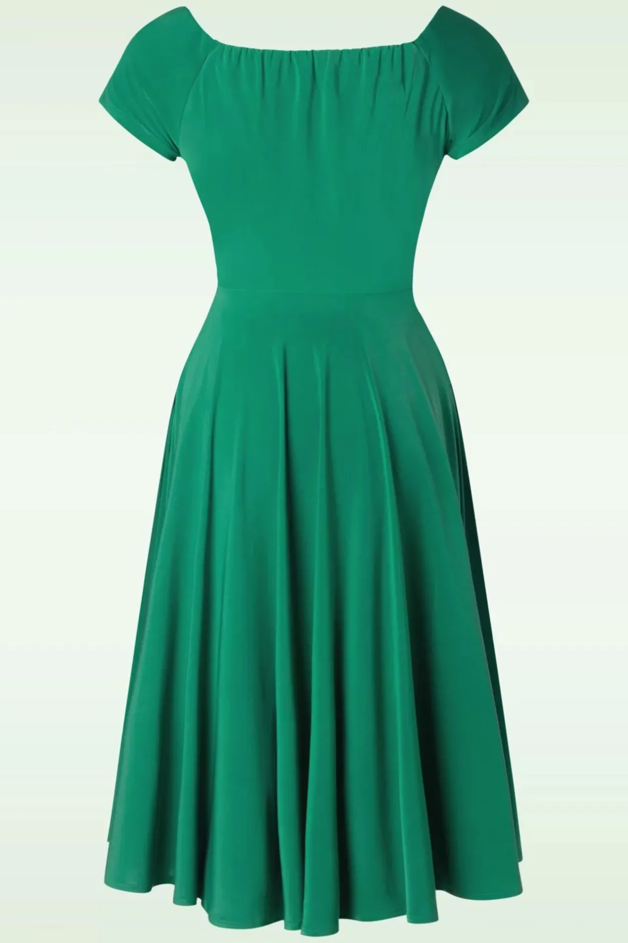 Glamour Bunny The Marilyn Swing Jurk In Seafoam Groen>Vrouwen Plus Size Jurken