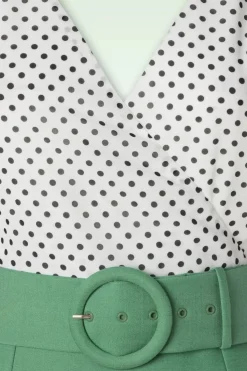 Glamour Bunny The Roslyn Pencil Jurk In Levendig Saliegroen><noscript><img width=