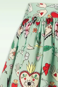 Bunny Tijuana Swing Rok In Mintgroen><noscript><img width=