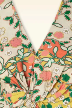 Topvintage Boutique Collection Topvintage Exclusive ~ Phoebe Maxi Jurk In Multi><noscript><img width=