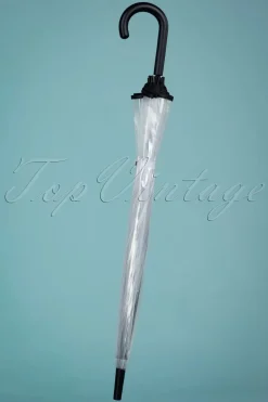 So Rainy Transparante Koepelparaplu In Zwart><noscript><img width=