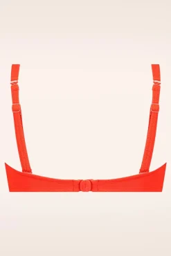 TC Beach Twisted Bikinitop In Zomers Rood><noscript><img width=