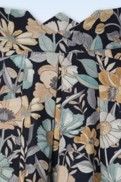 Miss Candyfloss Vania Lee Floral Skirt In Navy><noscript><img width=