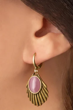 Urban Hippies Venus Oorbellen In Poederroze>Vrouwen Sieraden