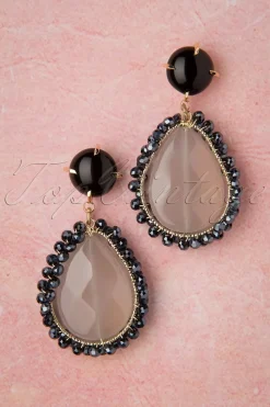 Topvintage Boutique Collection Veronique Oorbellen In Blauw>Vrouwen Sieraden