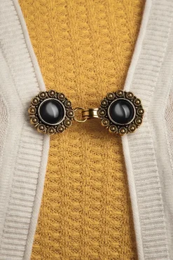 Urban Hippies Vestclips In Goud En Zwart>Vrouwen Sieraden