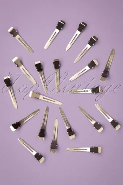 Lauren Rennells Vintage Haarstyling: Starlett Single Prong Pin Curl Clips>Vrouwen Haarstyling