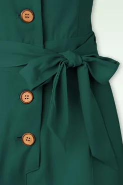 Banned Retro Viola Playsuit In Donker Groen><noscript><img width=