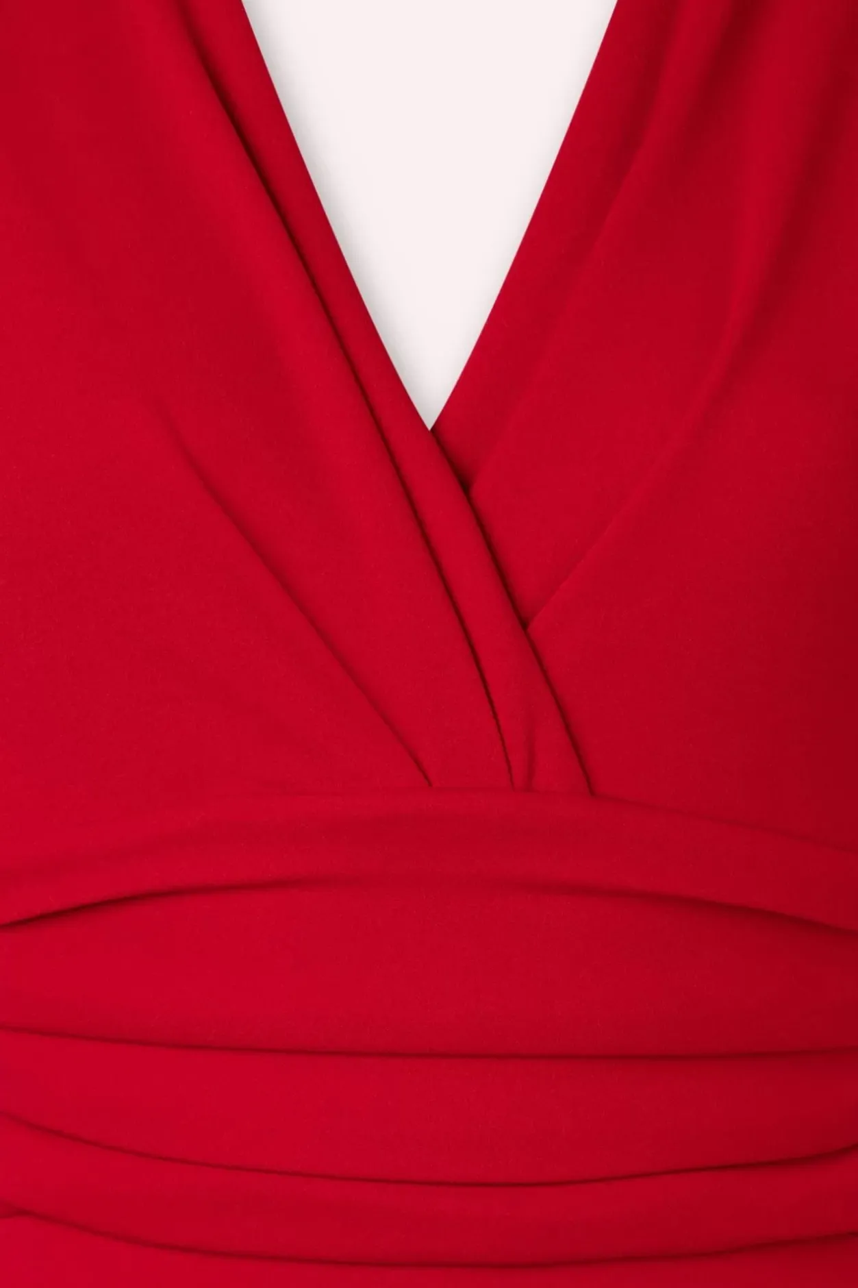 Vintage Chic for Topvintage Vivien Pencil Jurk In Diep Rood>Vrouwen Plus Size Jurken