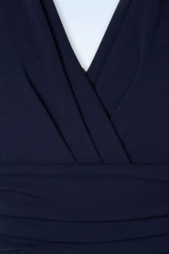 Vintage Chic for Topvintage Vivien Pencil Jurk In Marineblauw><noscript><img width=