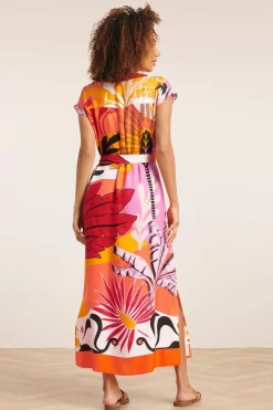 Smashed Lemon Winona Maxi Jurk In Oranje><noscript><img width=